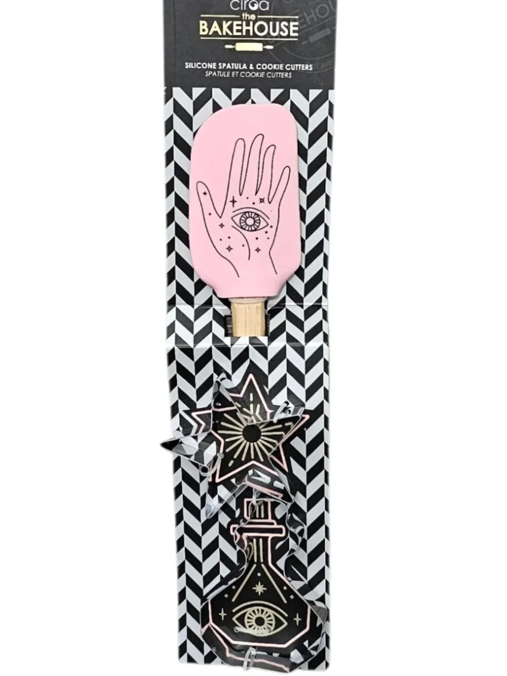 Circo Bakehouse Witchy-themed Silicone Spatula Cookie Cutters Baking Set New
